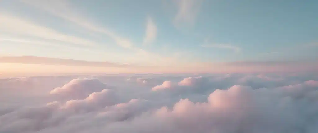 fluffy clouds